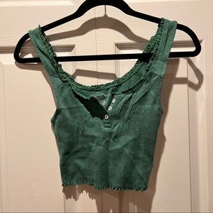 Women’s Green American Eagle Tank Top